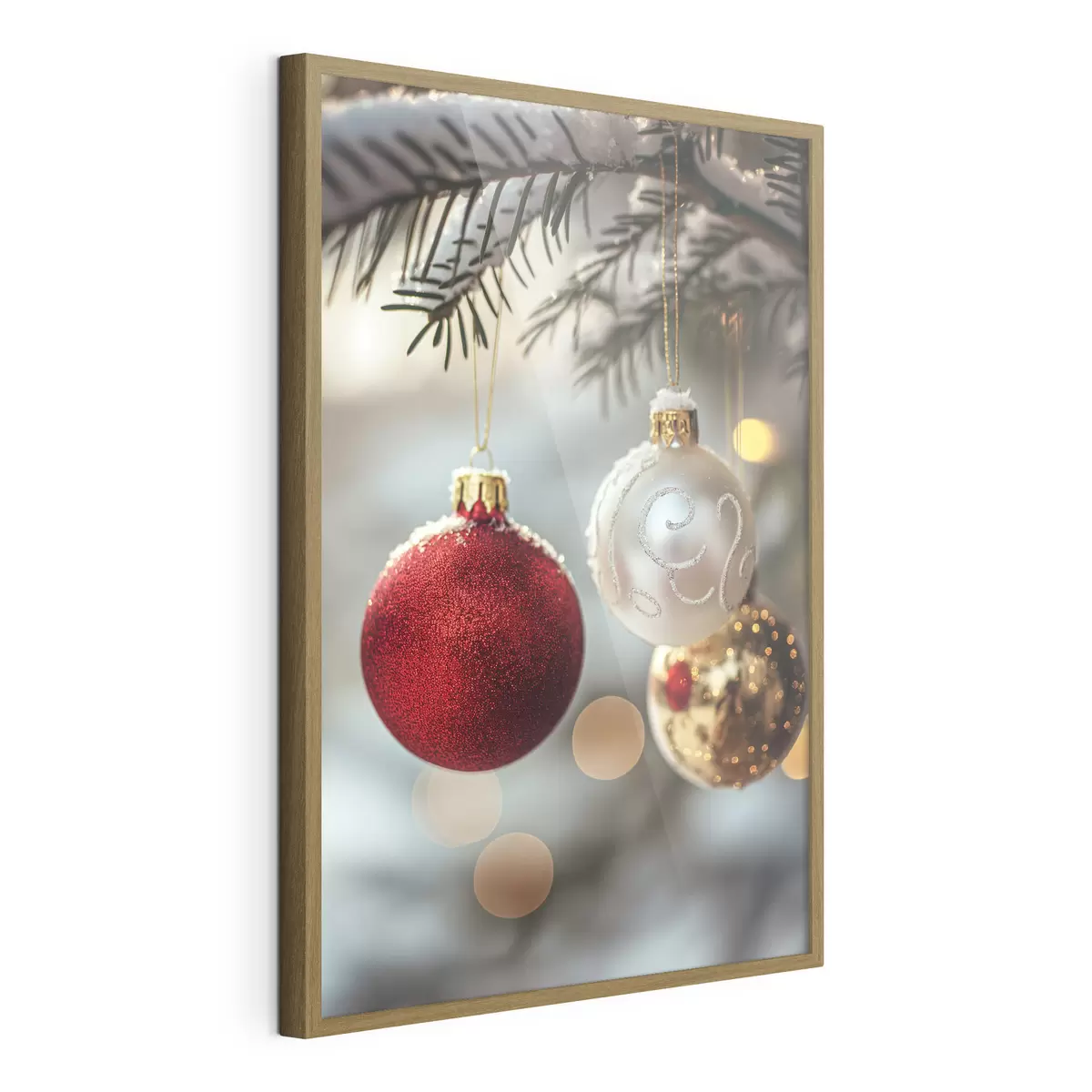 Poster boules de Noël f46588