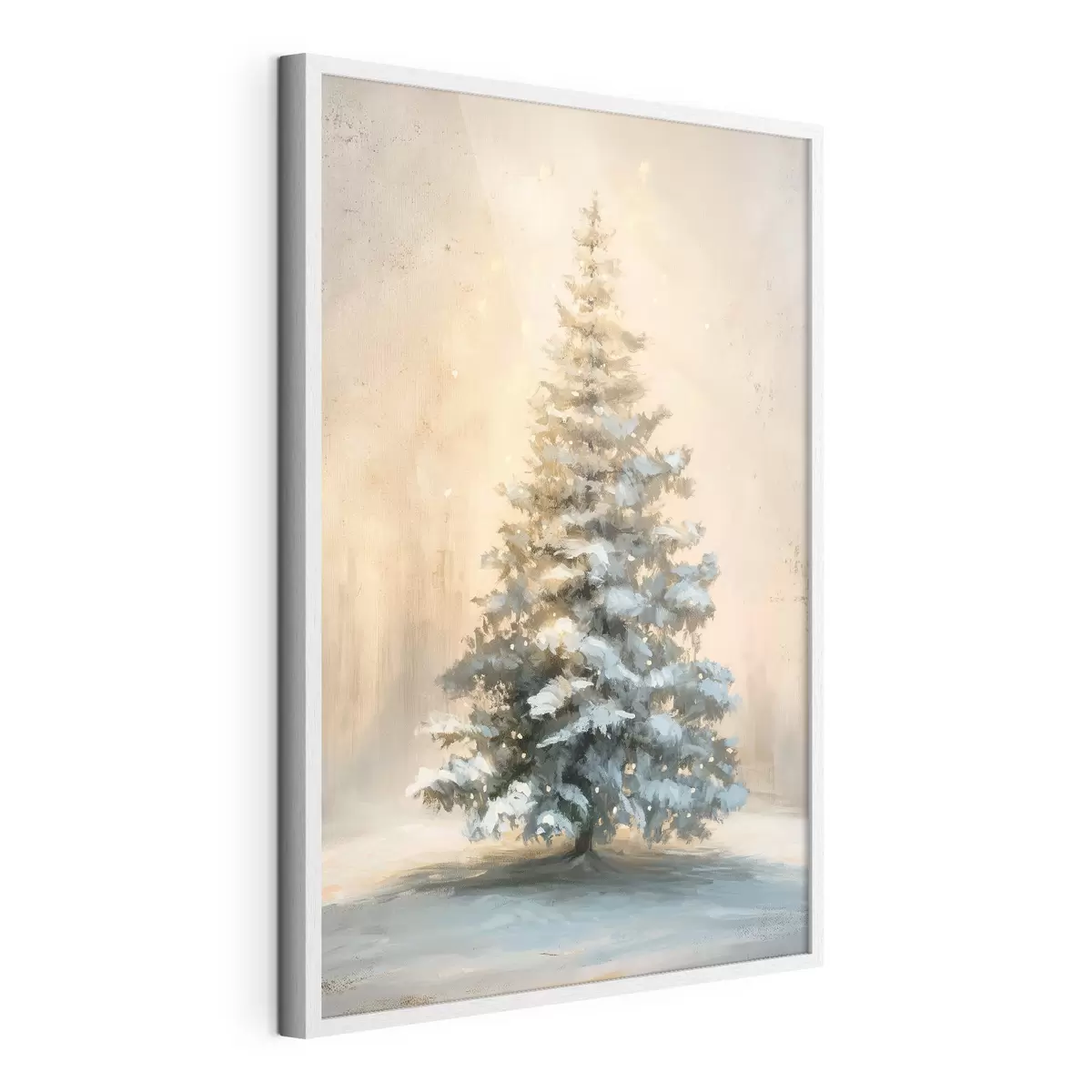 Poster Sapin de Noël dans la neige f46589