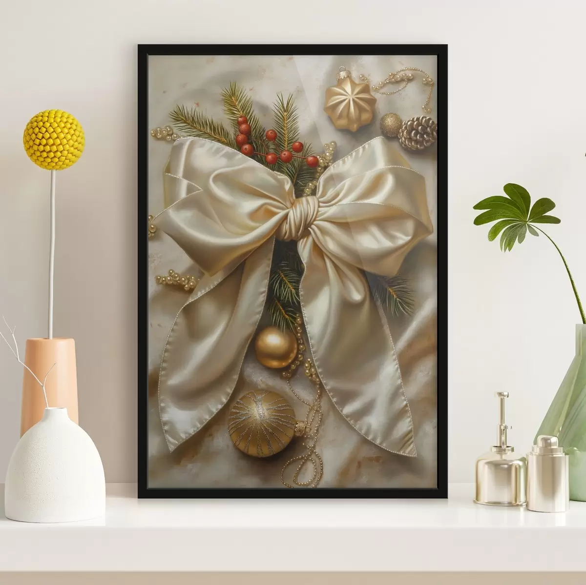 Poster nœud de Noël f46592