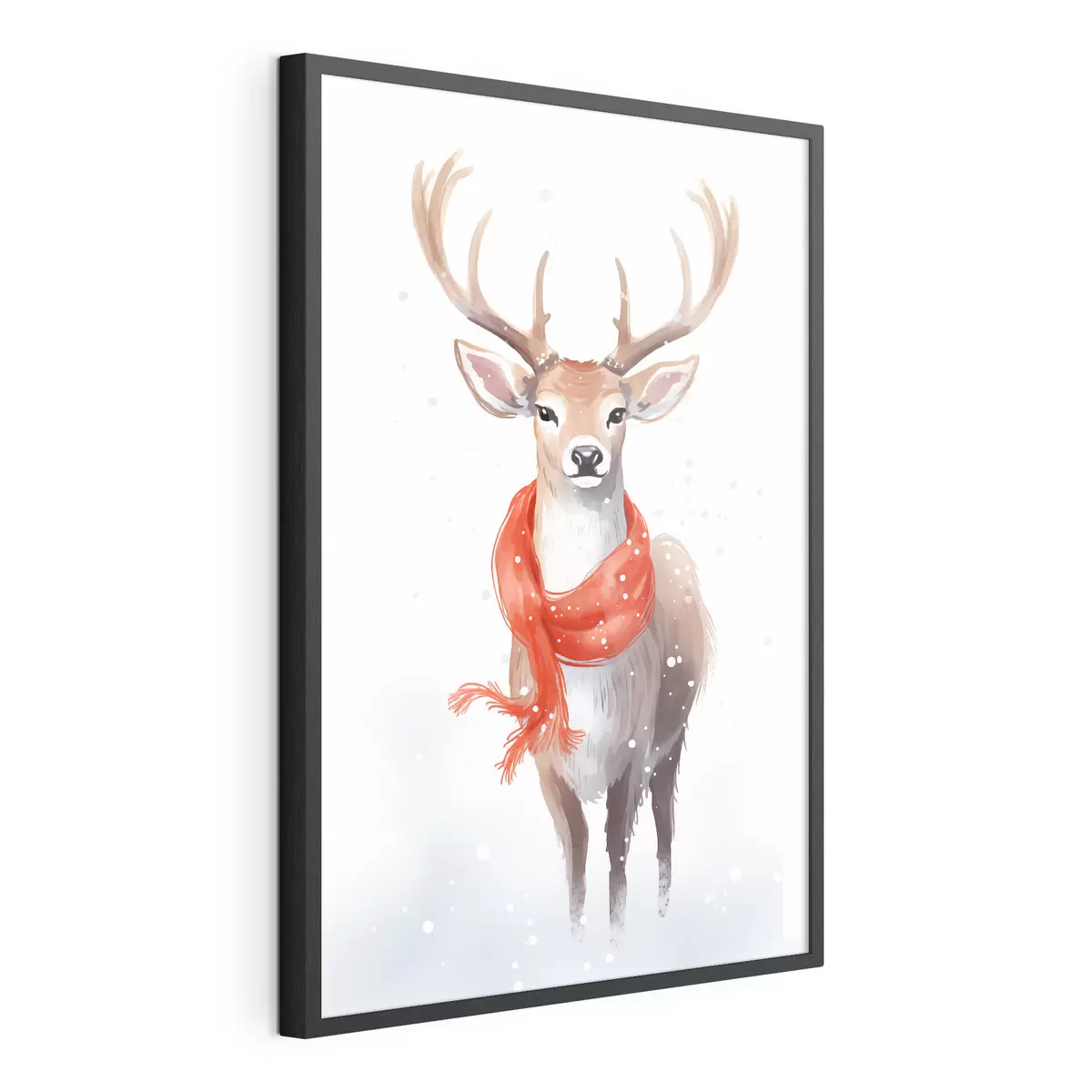 Poster Cerf avec un foulard f46594