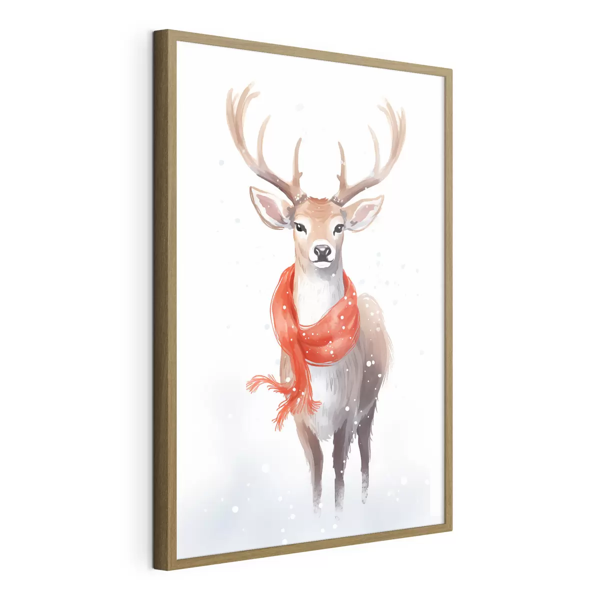 Poster Cerf avec un foulard f46594