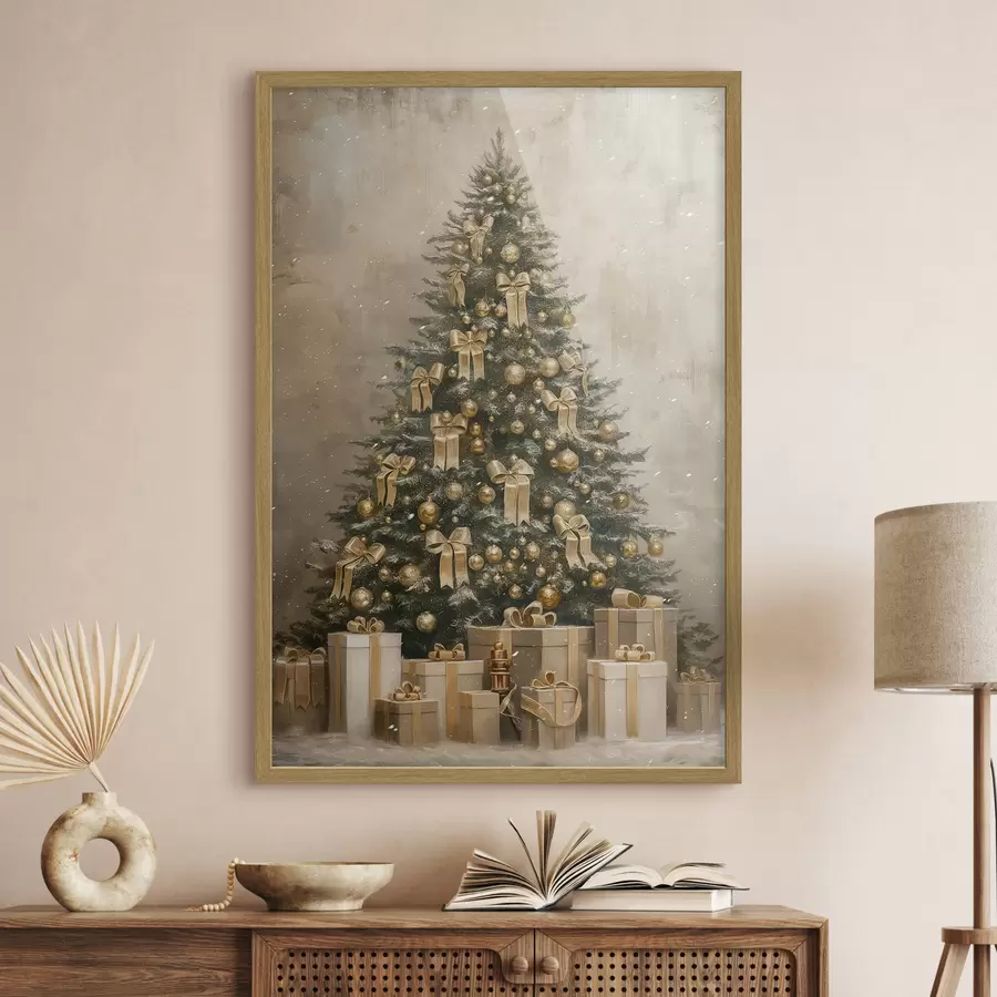 Papier peint Le matin de Noël f46595