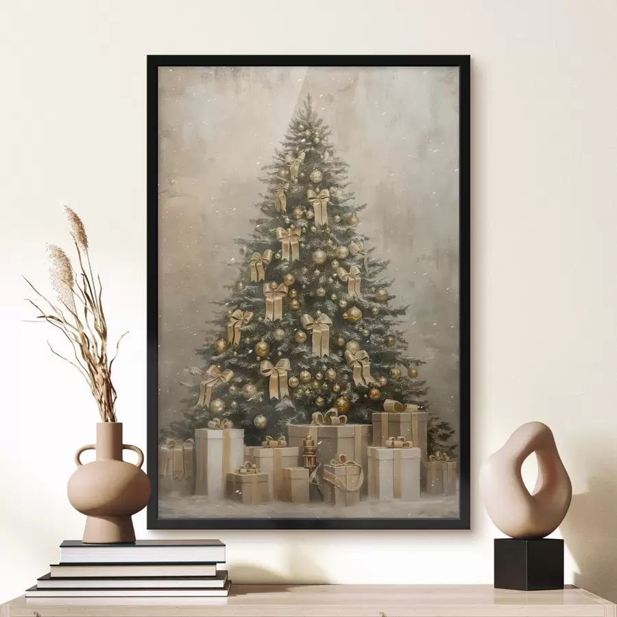 Papier peint Le matin de Noël f46595