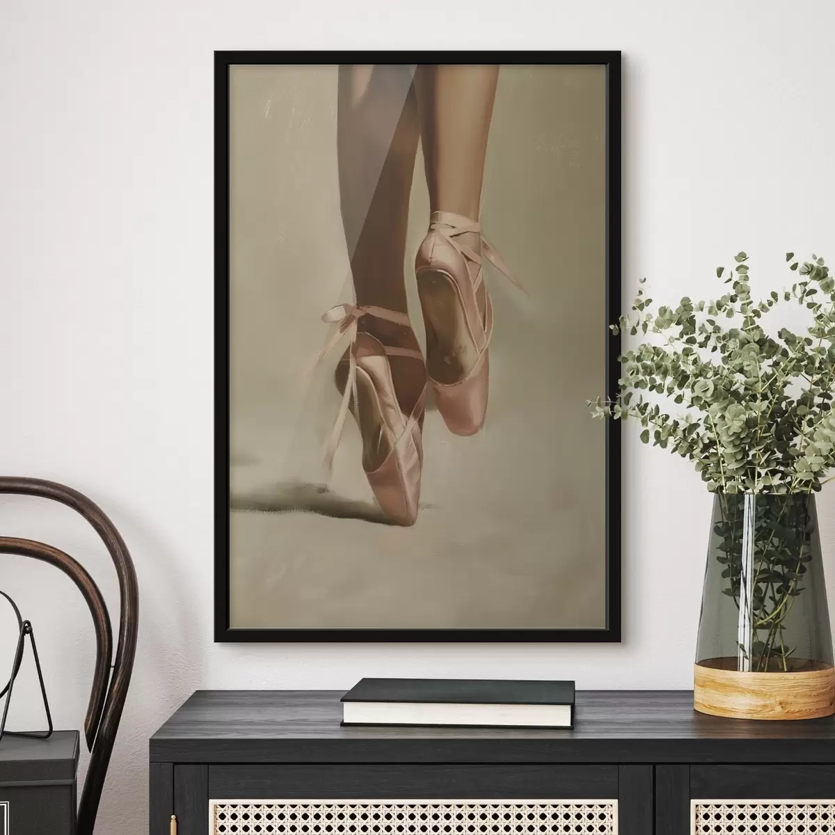 Poster Pointes roses f46597