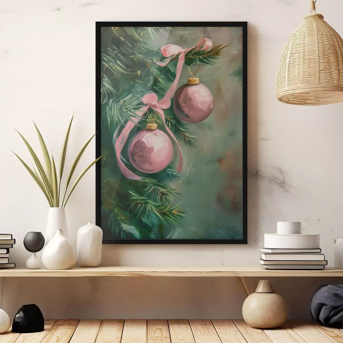 Poster Décorations pour sapin de Noël f46598