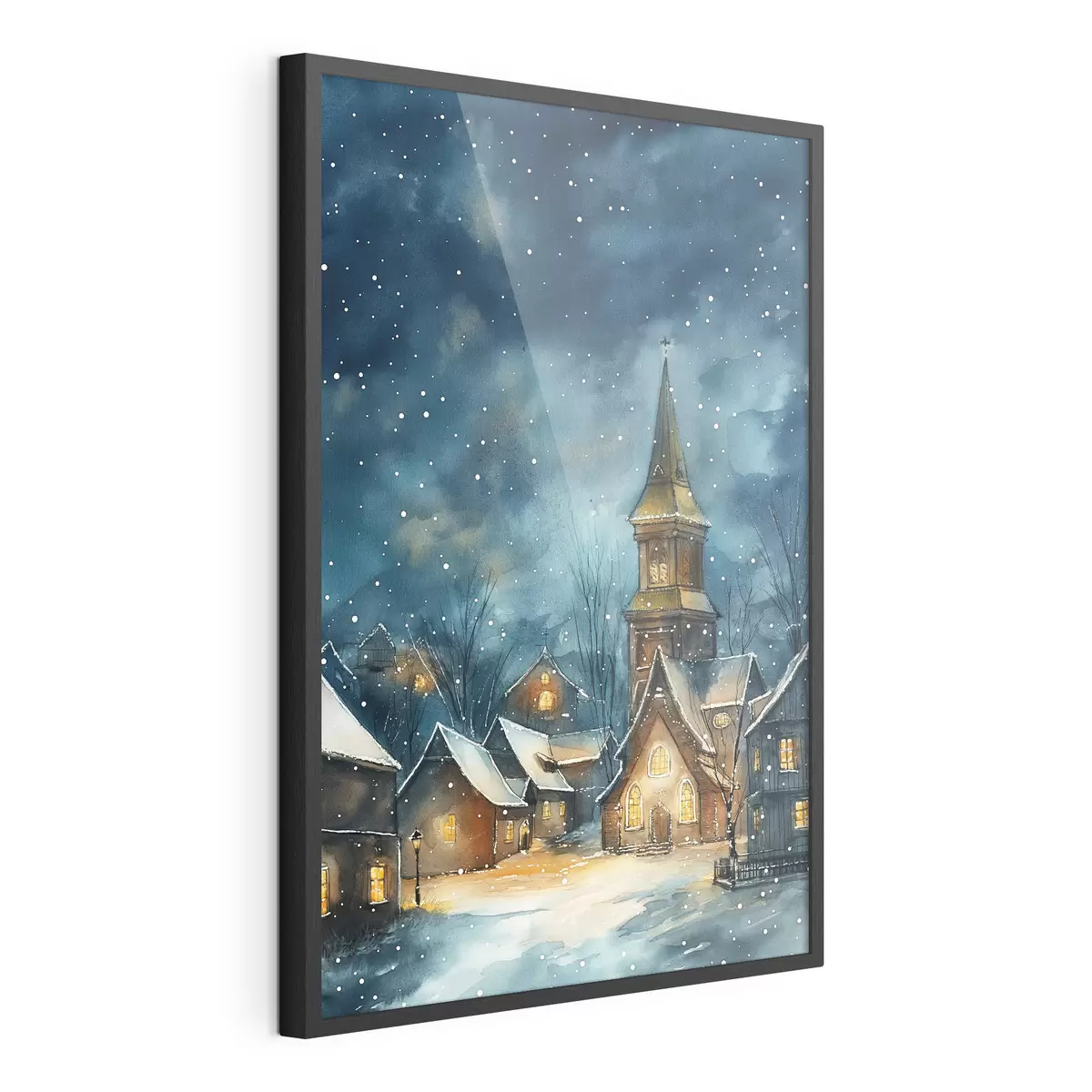Poster Rue en hiver f46599