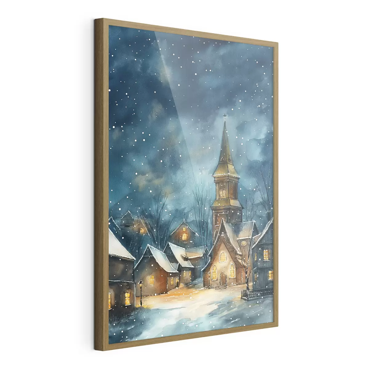 Poster Rue en hiver f46599