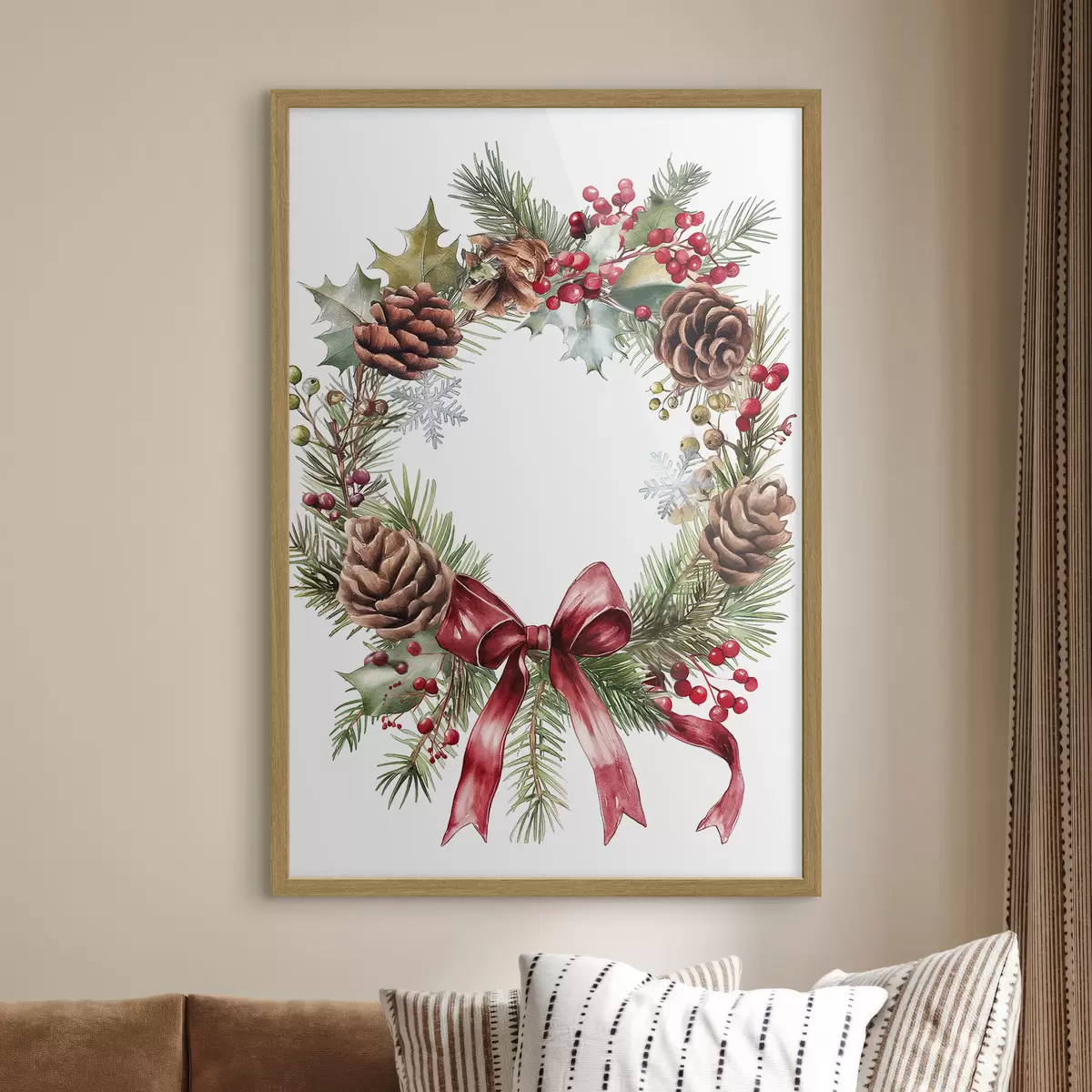 Poster Couronne de Noël f46601