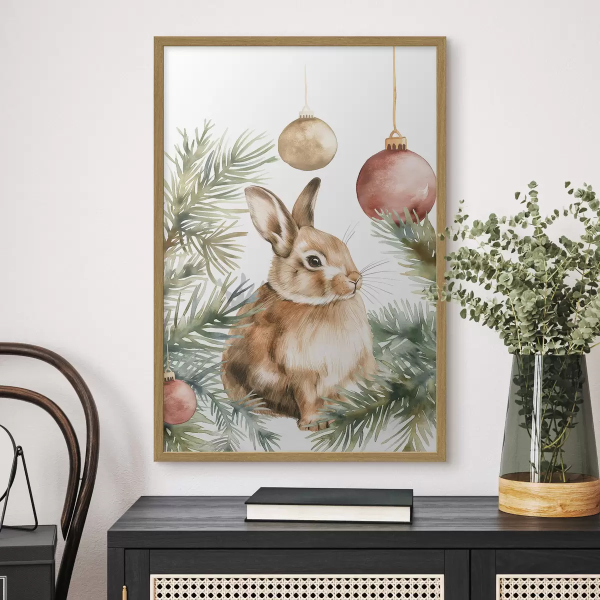Poster Lapin du Nouvel An f46603