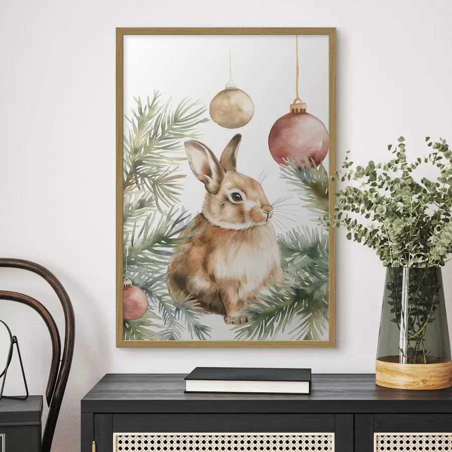 Papier peint Lapin du Nouvel An f46603