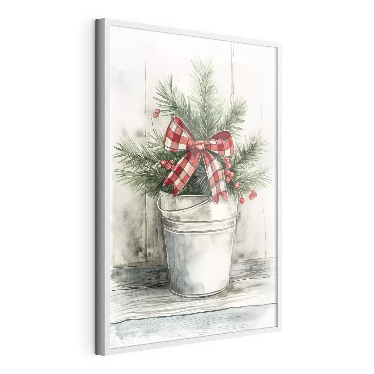 Poster Sapin de Noël en pot f46608