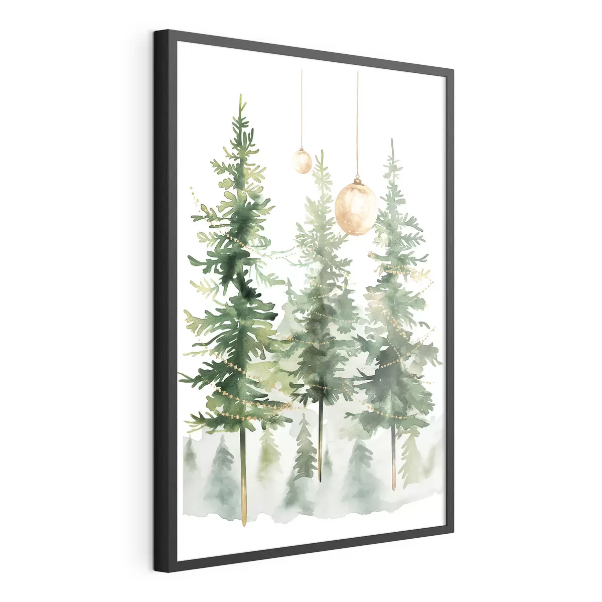 Poster sapins de Noël f46611