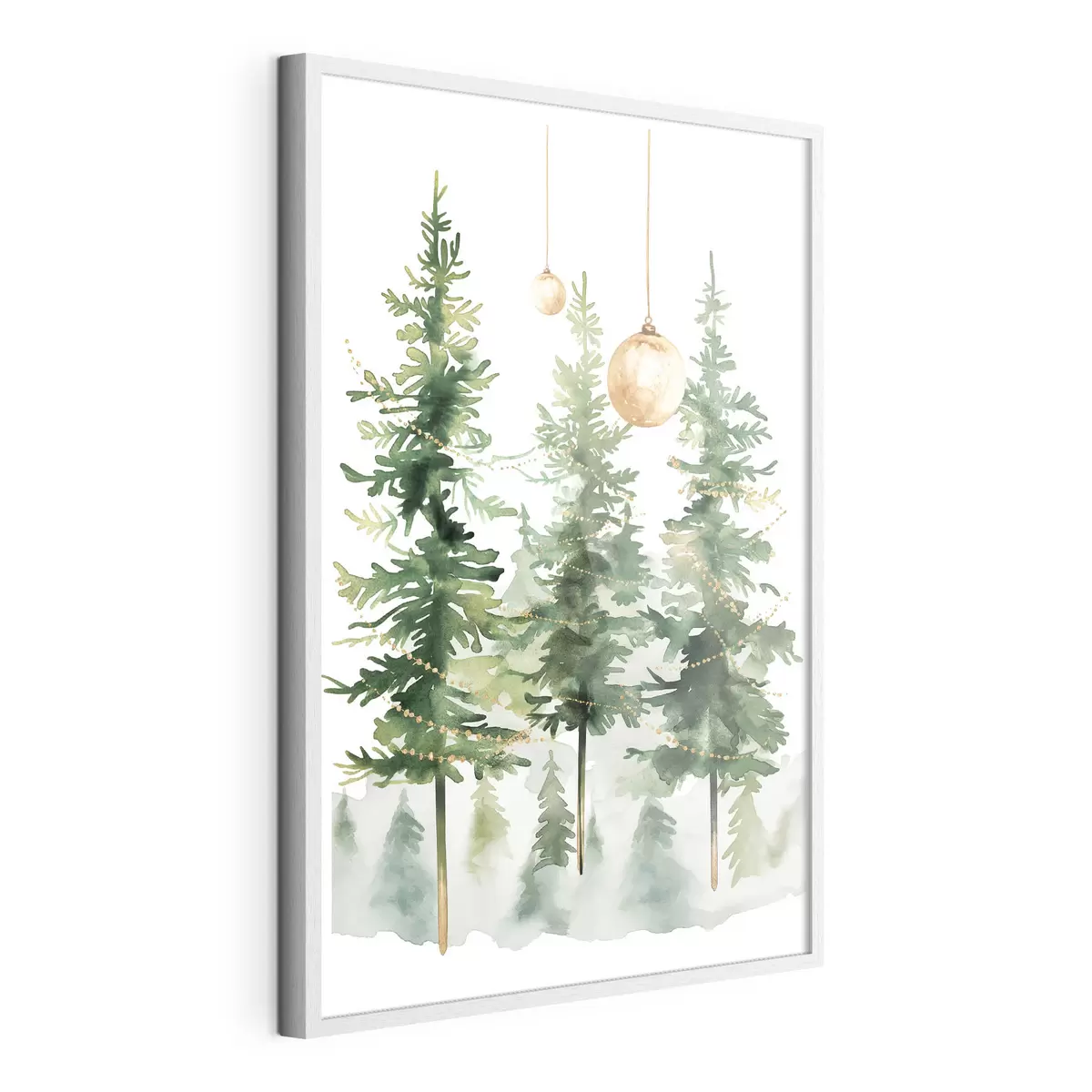 Poster sapins de Noël f46611