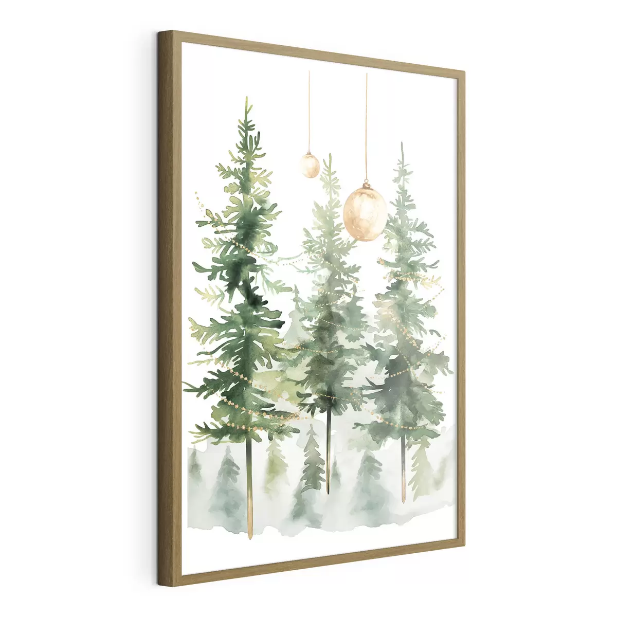 Poster sapins de Noël f46611