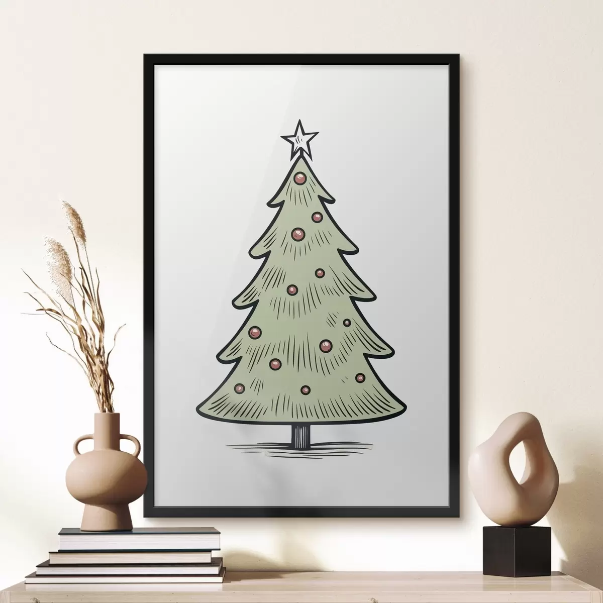 Poster sapin de Noël f46616