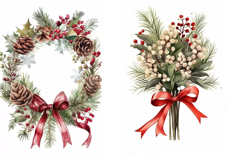 Tableau Décorations de Noël m00955