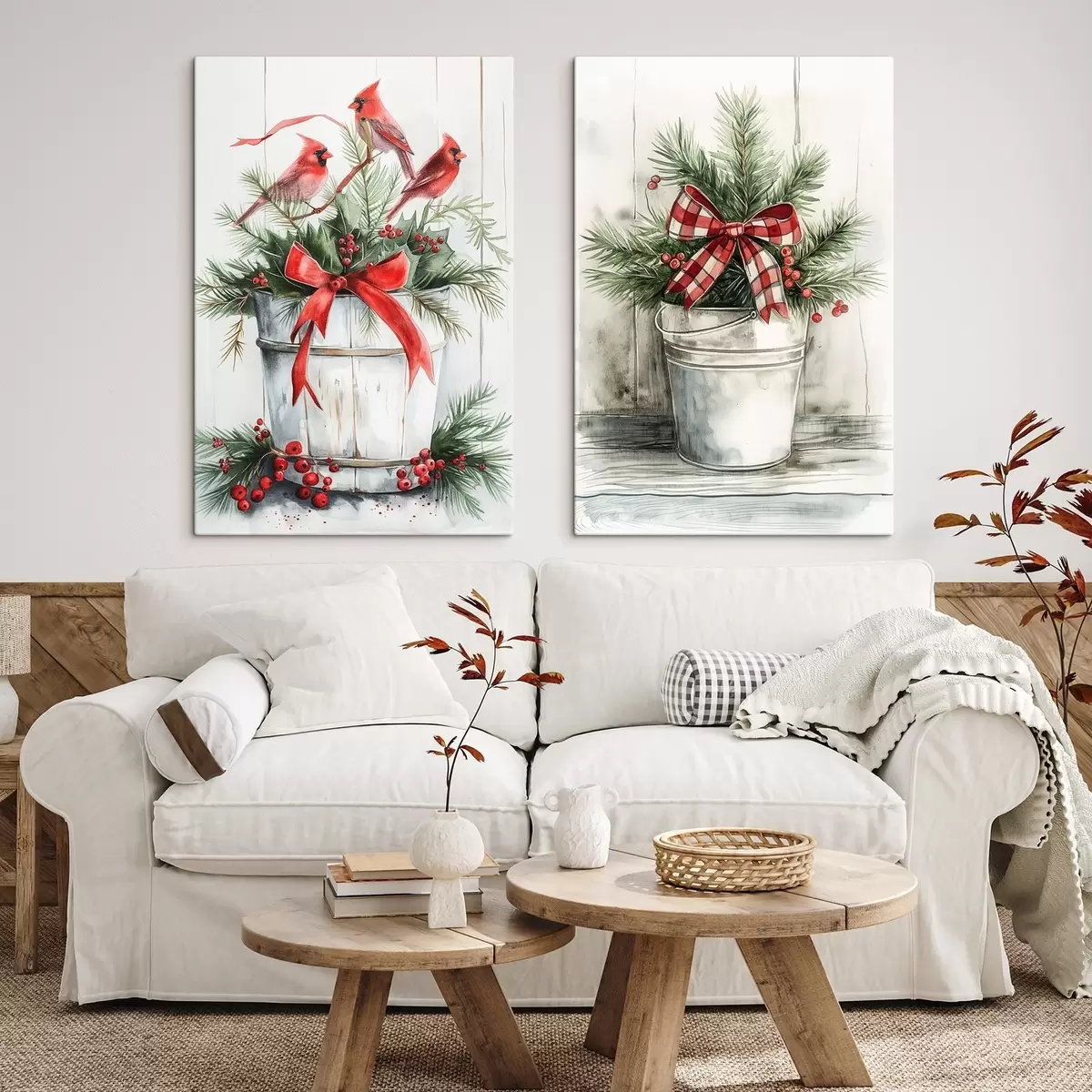 Tableau Pots de Noël m00959