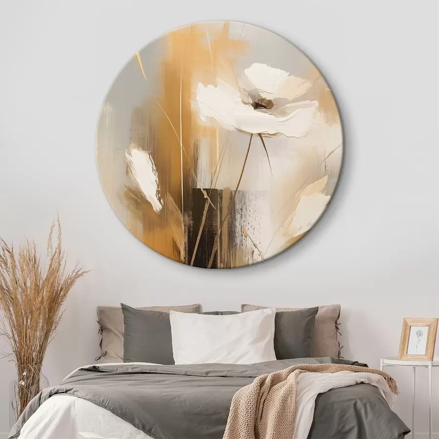 Tableau Fleur sauvage abstraite r46453