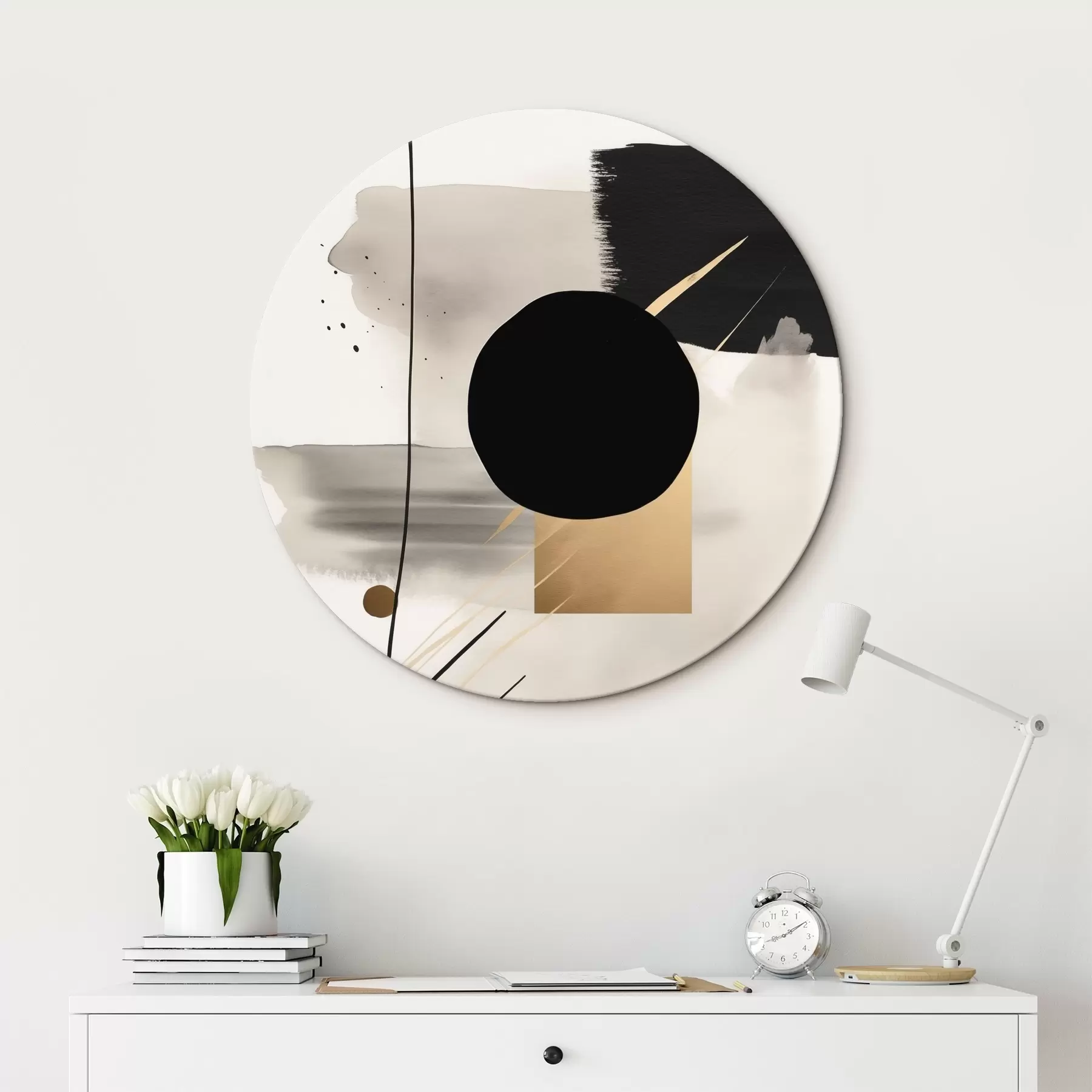 Tableau Abstractions avec des formes r46572