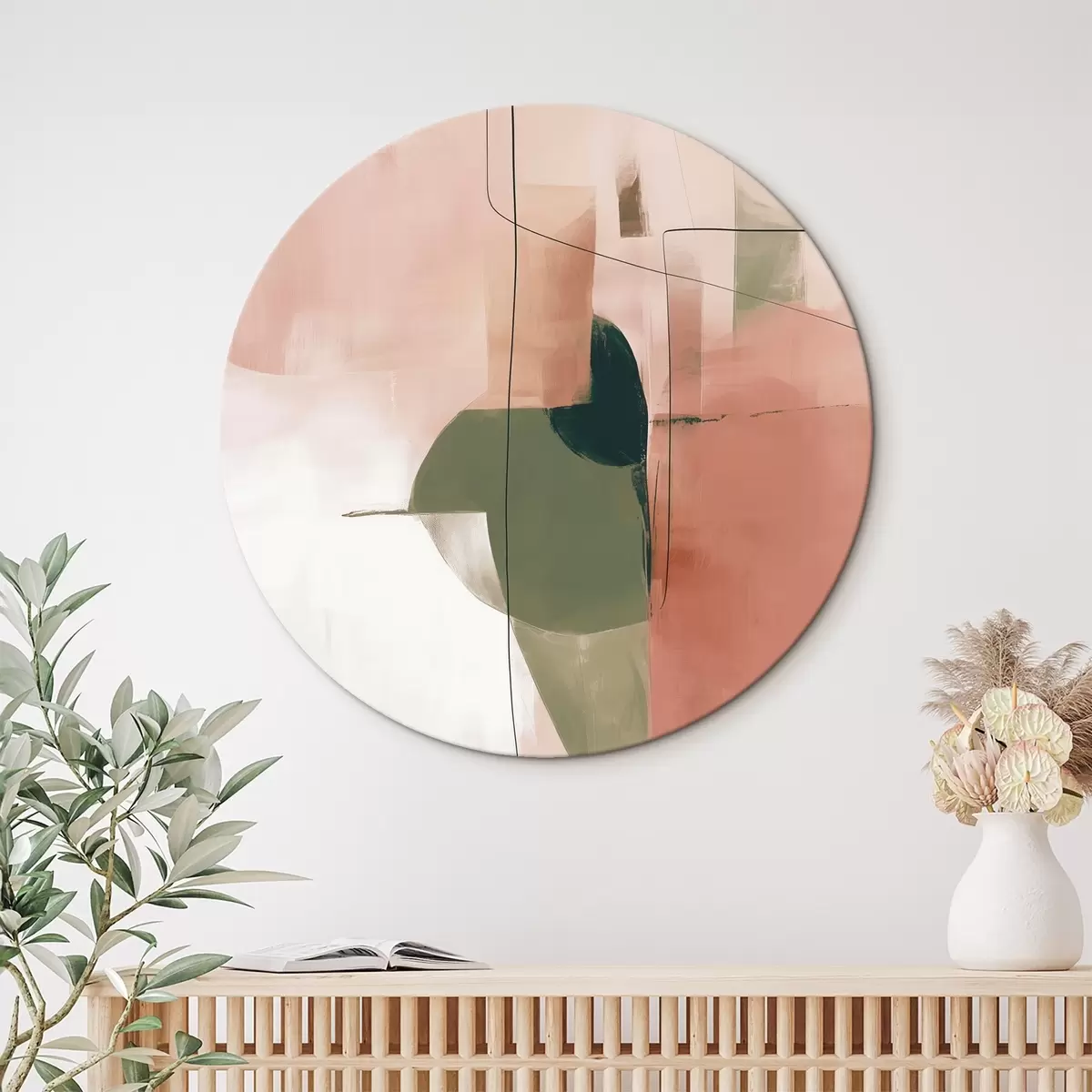 Tableaux rondes Abstraction r46574