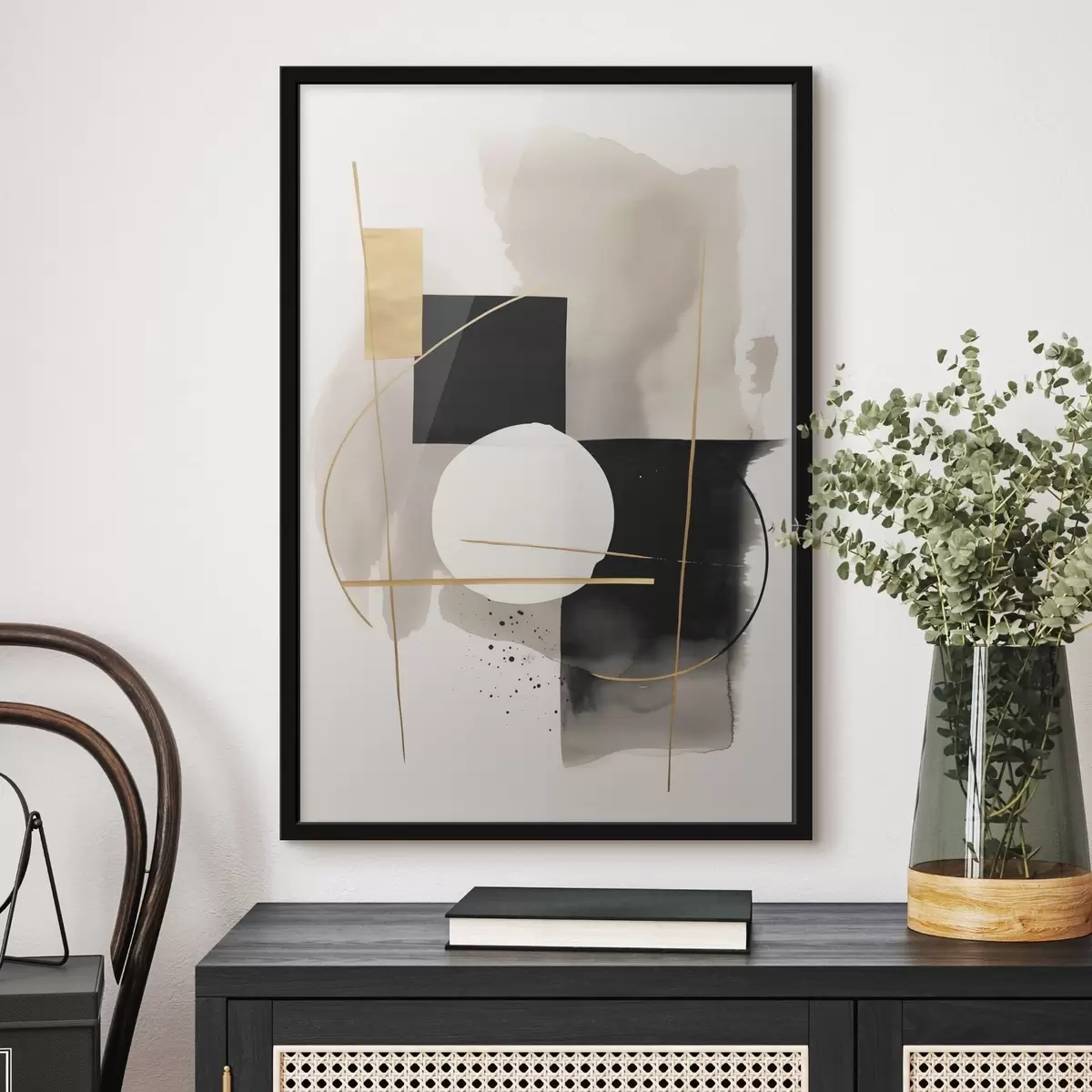 Poster Abstractions avec des formes f46573