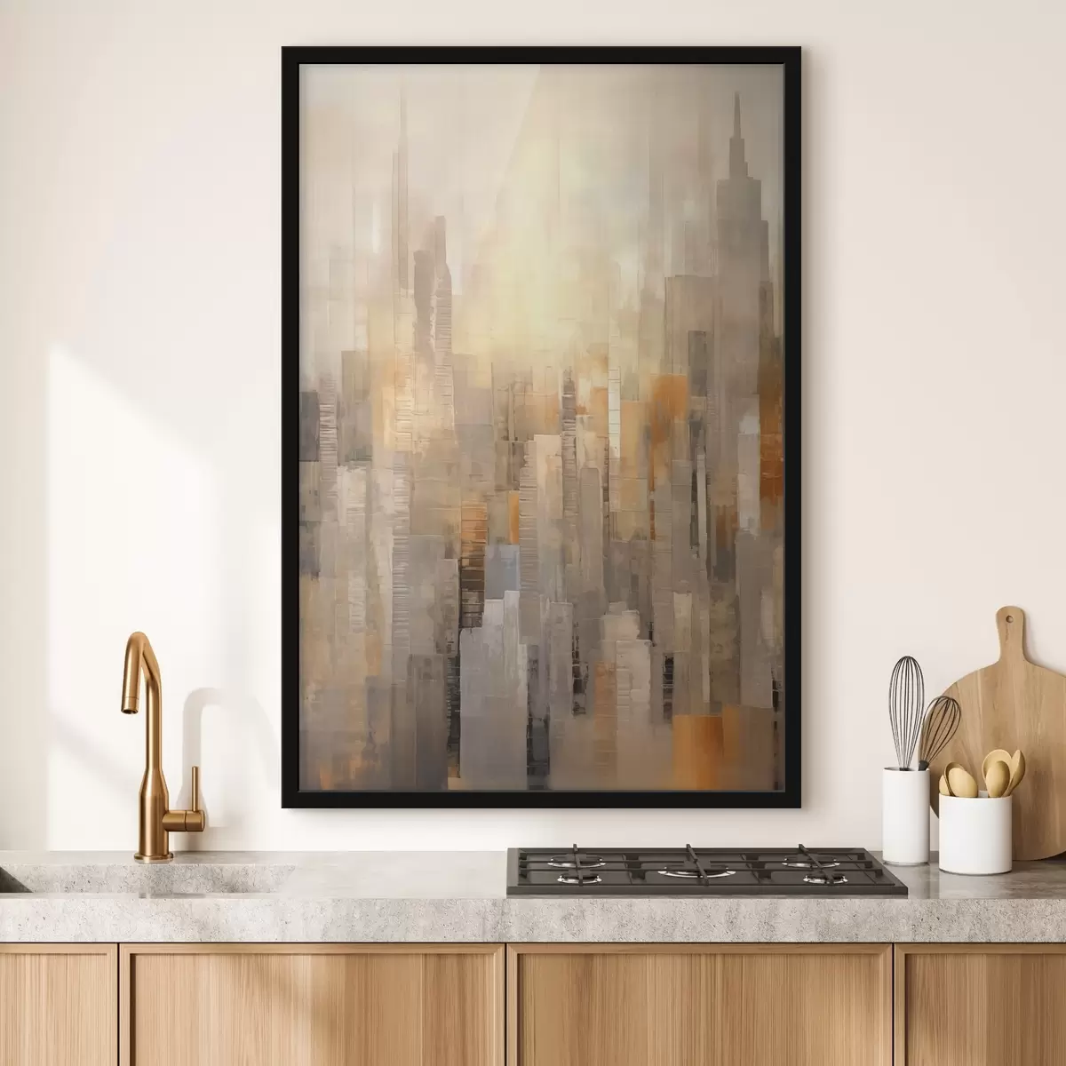 Poster Paysage urbain abstrait f46580