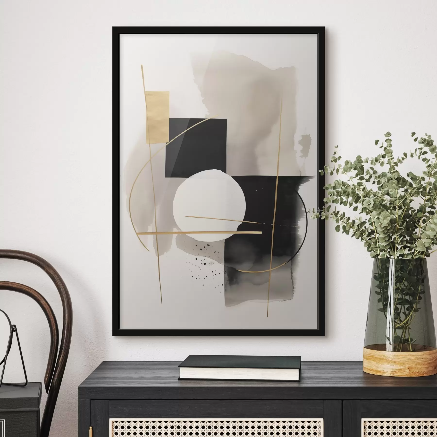 Papier peint Abstractions avec des formes f46573