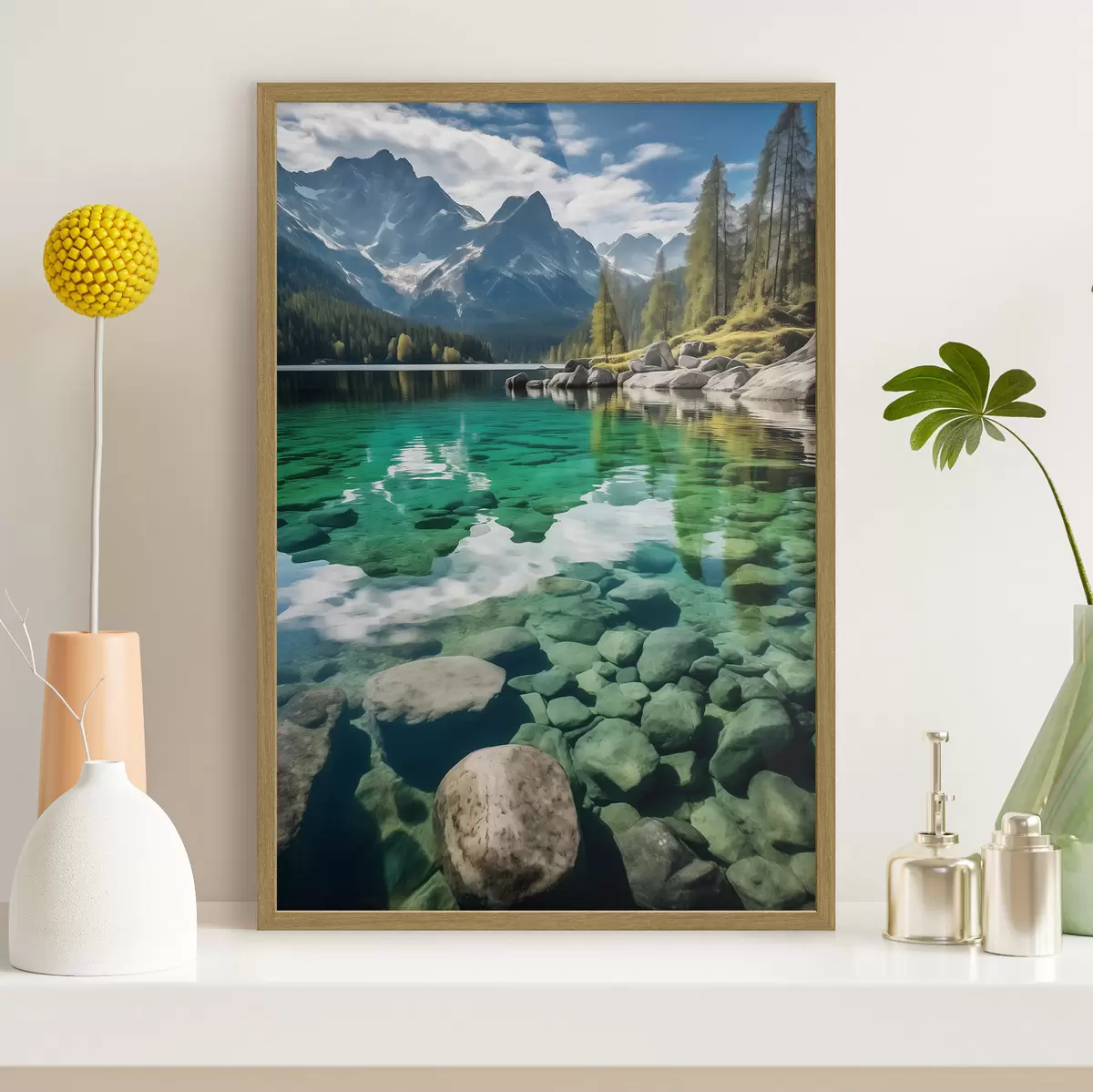 Poster Lac et élan f46515