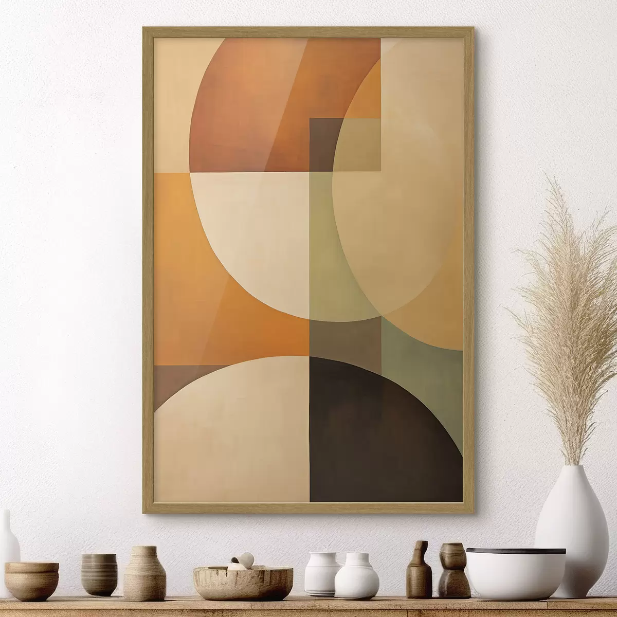 Poster Rencontre chaude de formes f46533