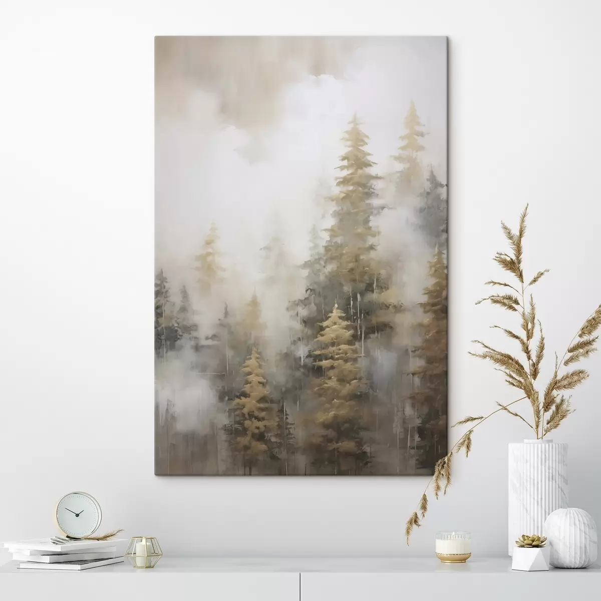 Tableau Imitation forestière de peinture s46672