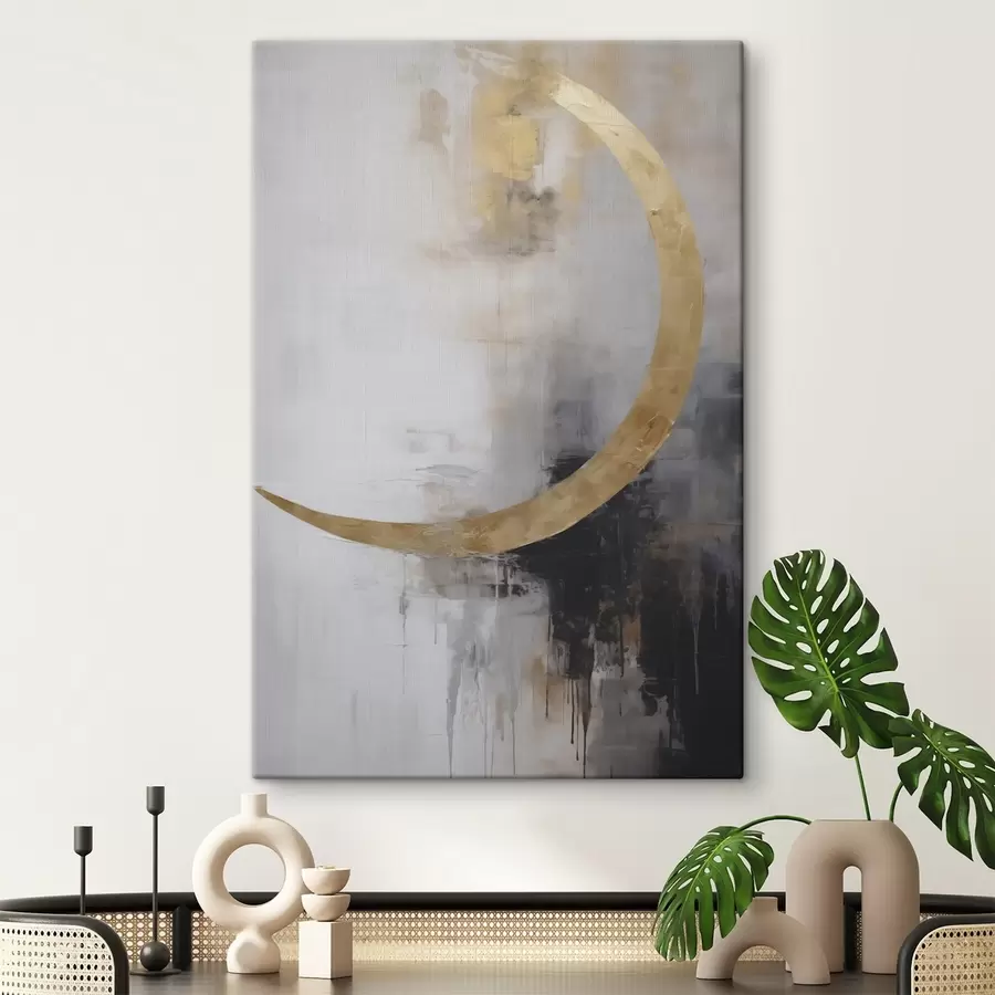 Tableau Abstraction imitation de la peinture s46675