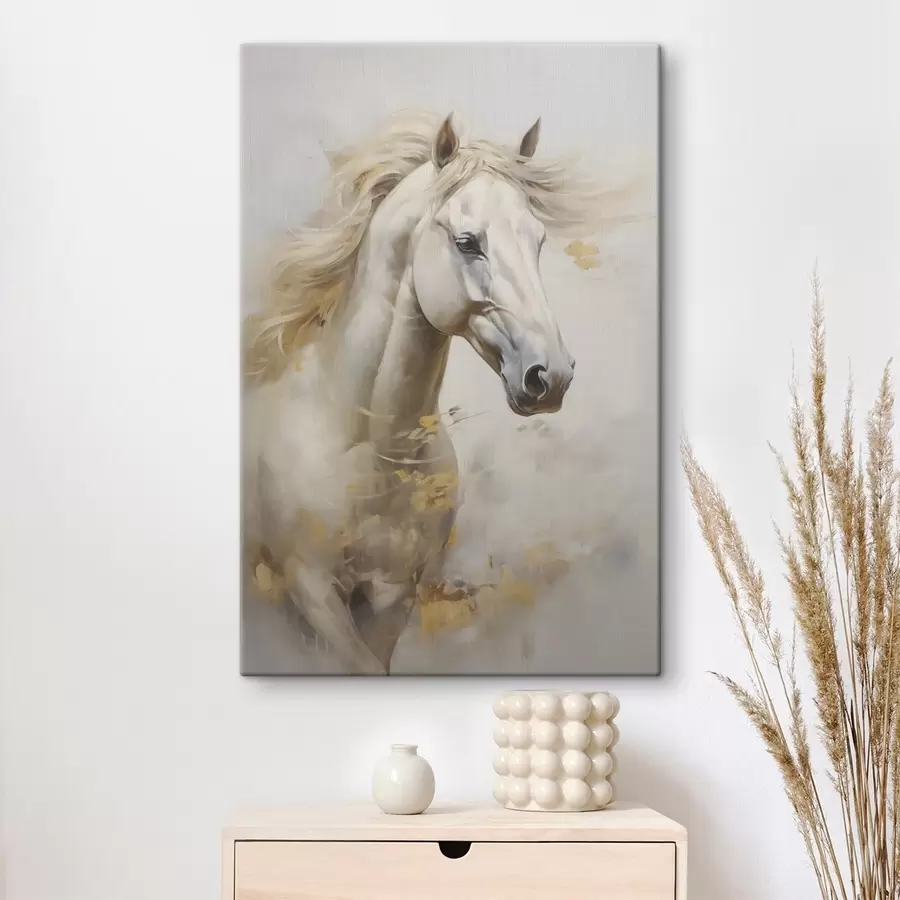 Tableau Imitation de peinture par un cheval s46680