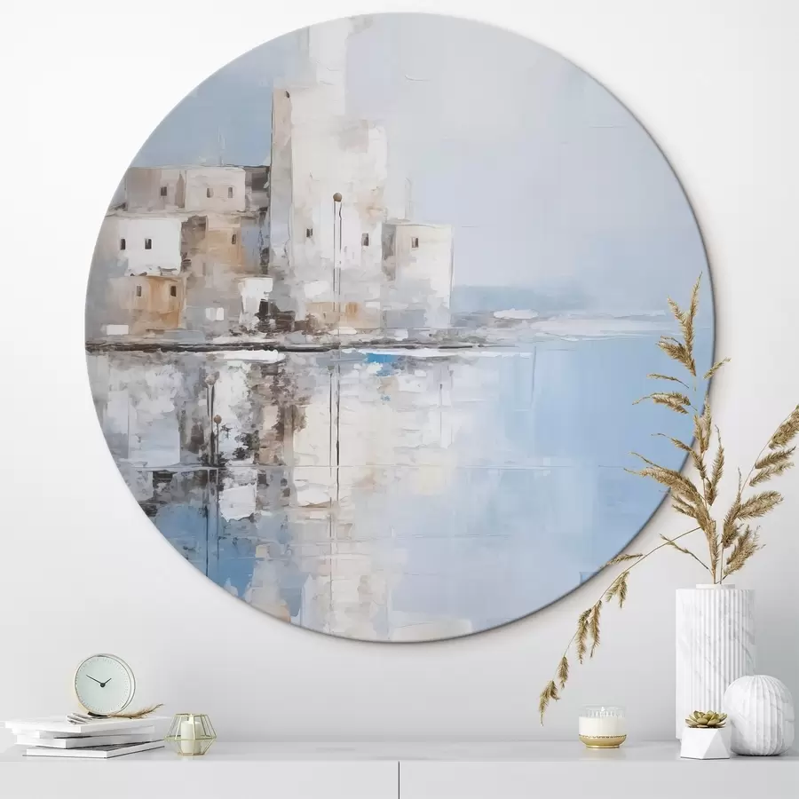 Tableau Imitation abstraite d'un paysage peint r46674