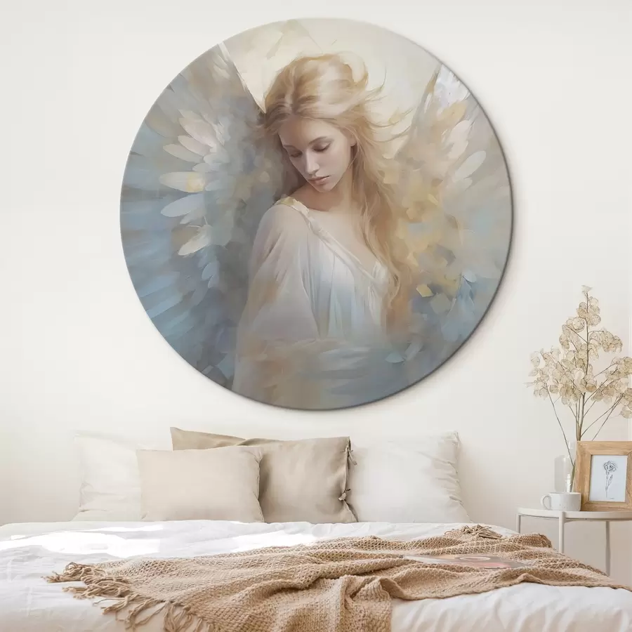 Tableau Imitation de peinture abstraite représentant un ange r46682