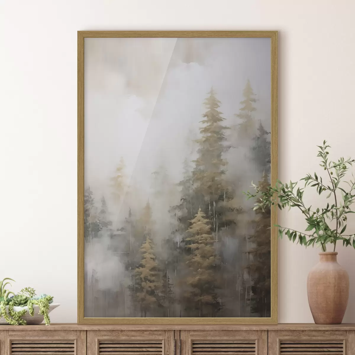 Poster Page de la forêt f46672