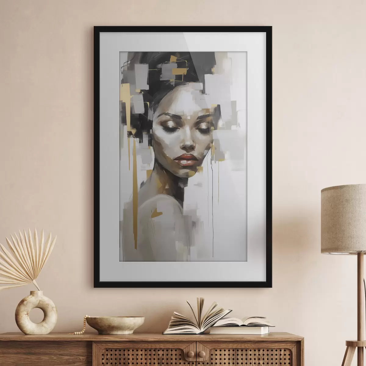 Poster Visage et pause f46676