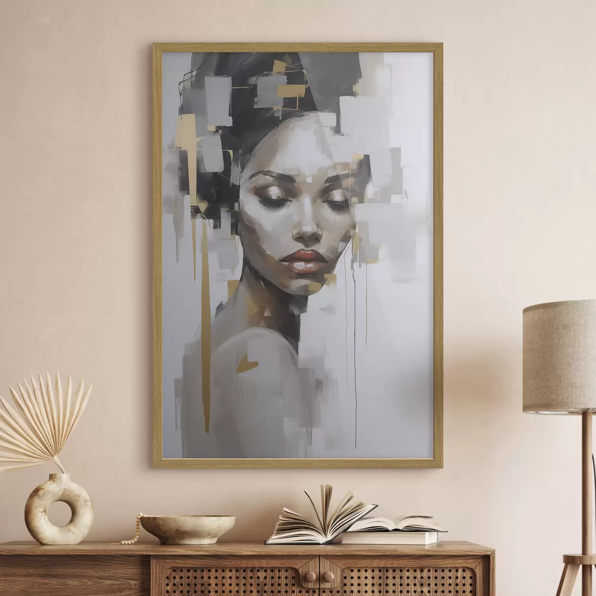 Poster Visage et pause f46676