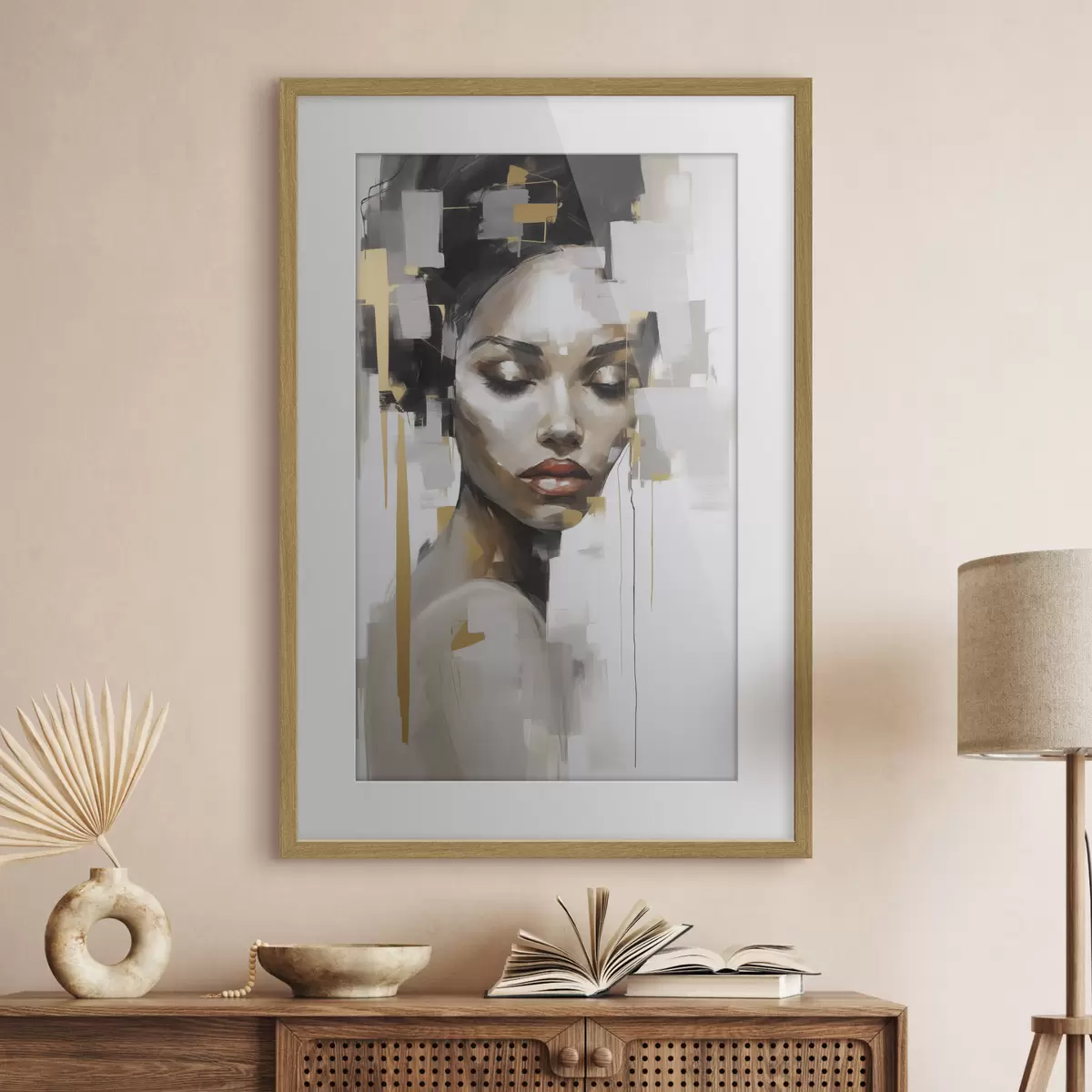 Poster Visage et pause f46676
