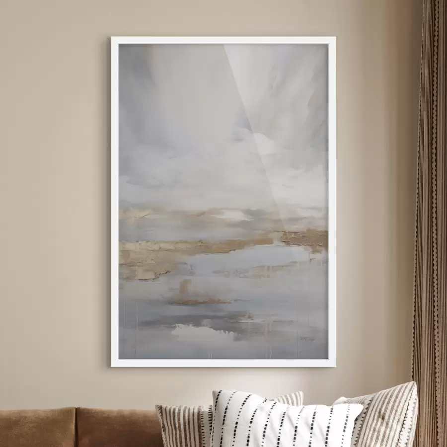 Papier peint Composition abstraite imitant la peinture f46678