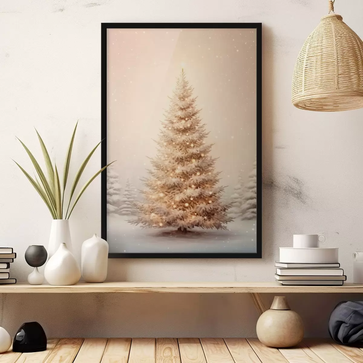 Poster sapin de Noël f46637