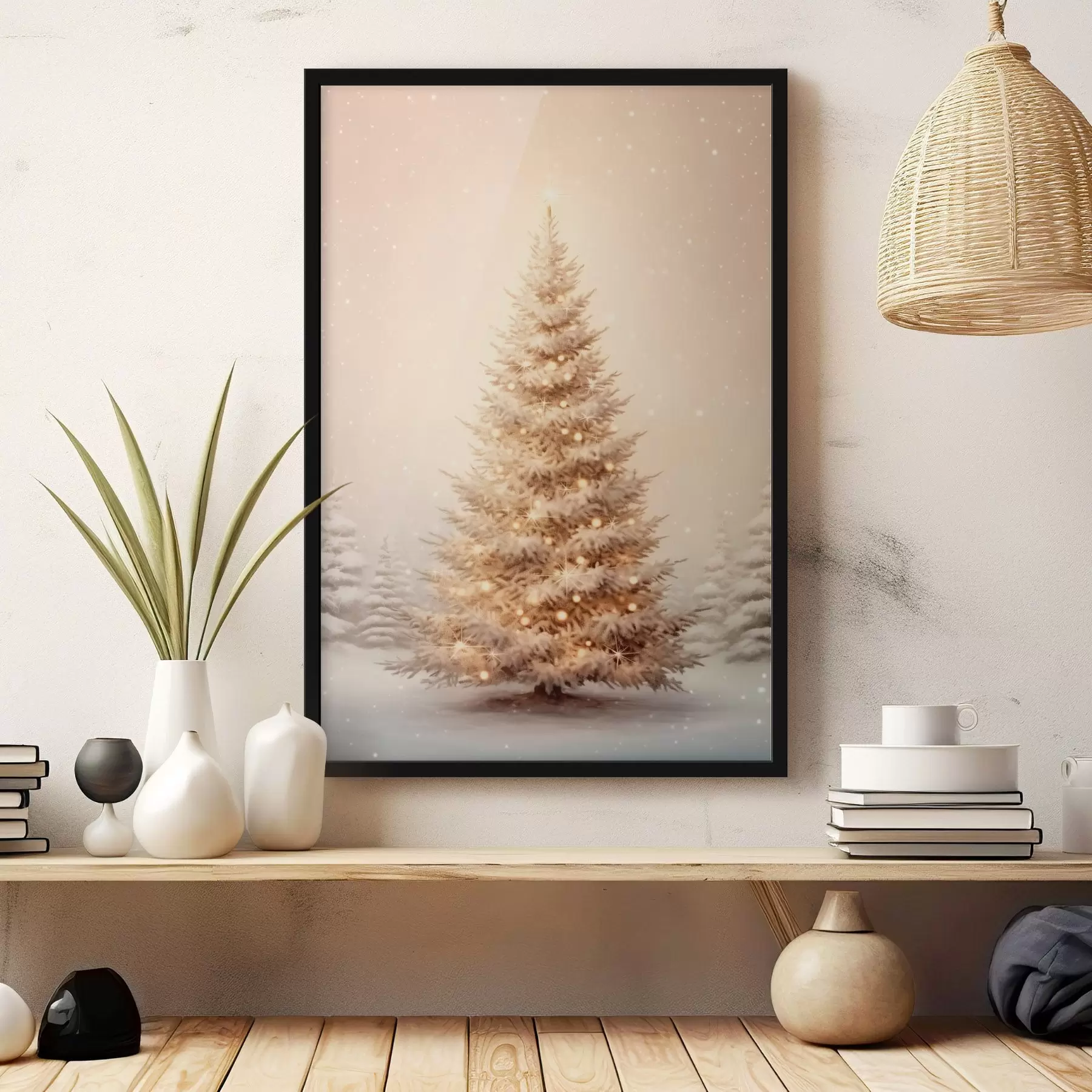 Papier peint sapin de Noël f46637