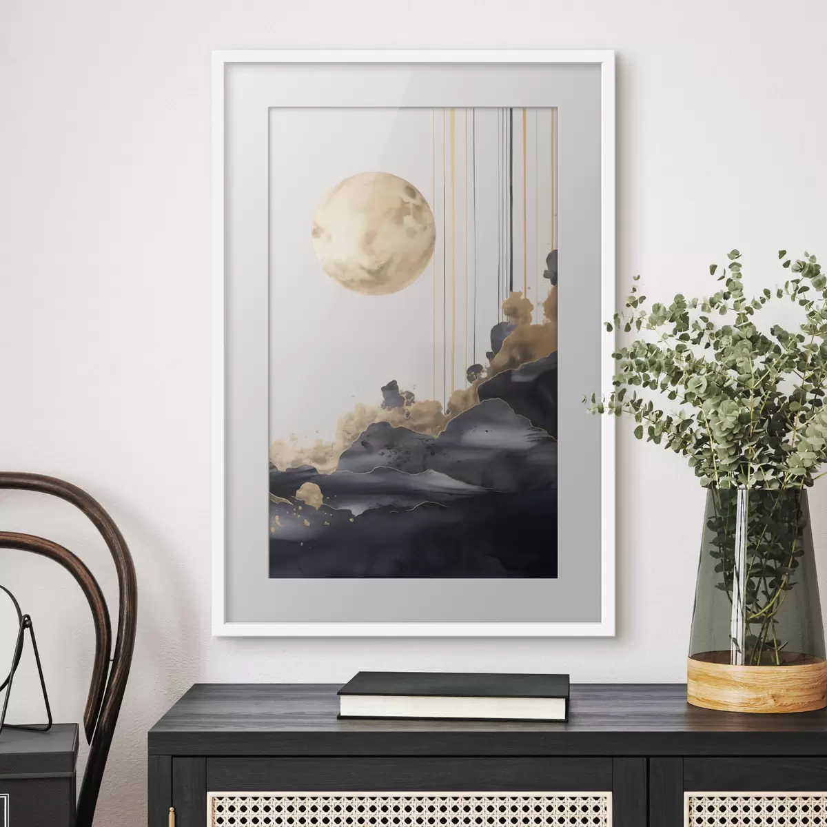 Poster Lune et silence f46707