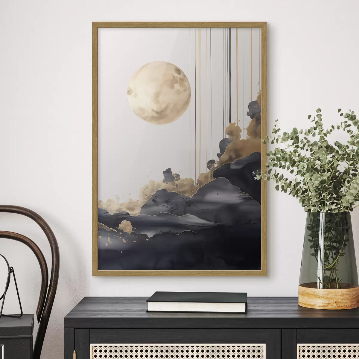 Poster Lune et silence f46707