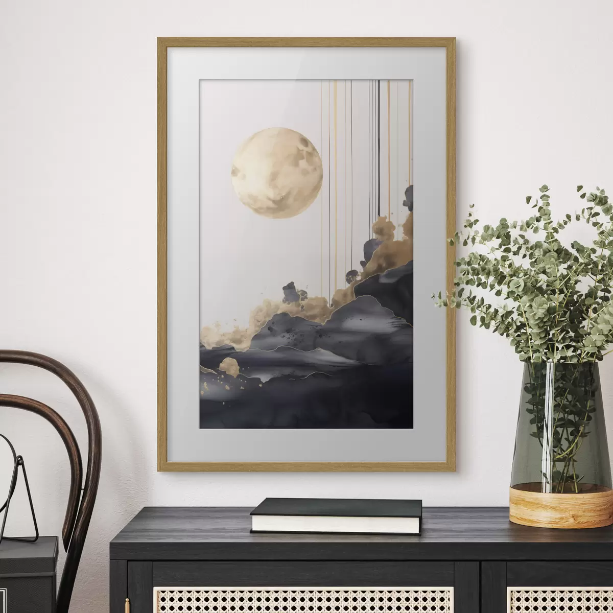 Poster Lune et silence f46707