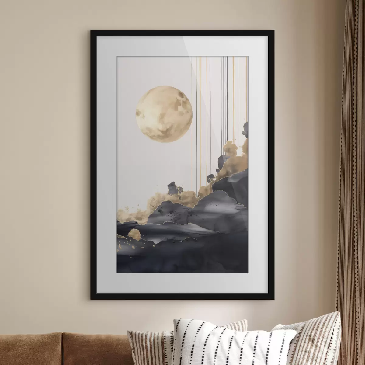 Poster Lune et silence f46707