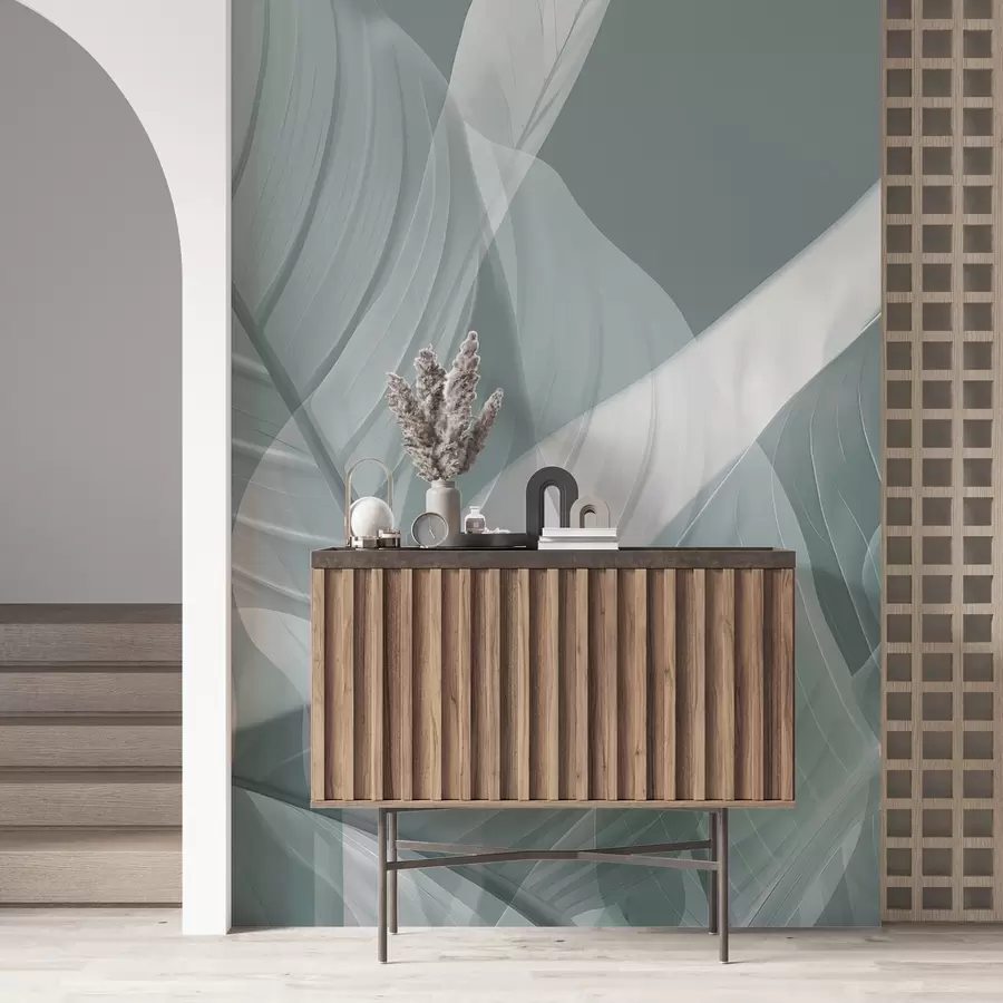 Papier peint Grandes feuilles w04901v1