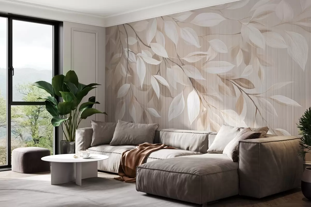 Papier peint Branche d'arbre suspendue w04903