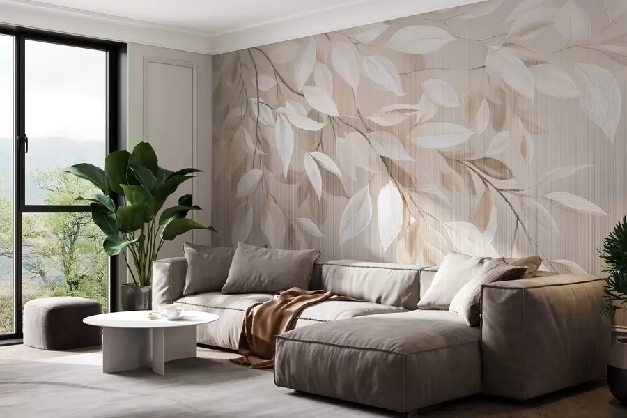 Papier peint Branche d'arbre suspendue w04903