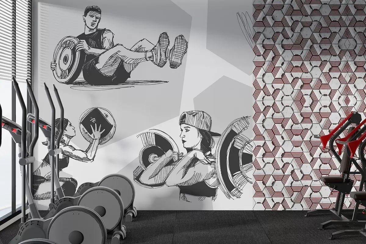 Papier peint Athlètes w04909v2