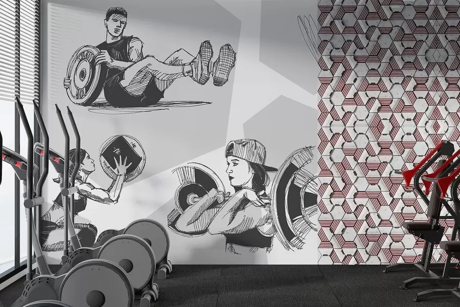 Papier peint Athlètes w04909v2